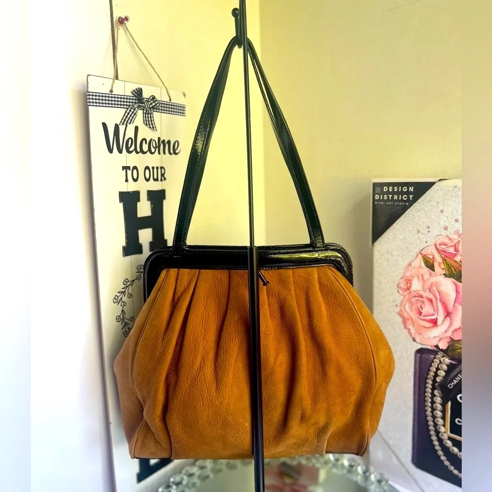 Kate Spade vintage Monica Lady Frames leather shoulder bag